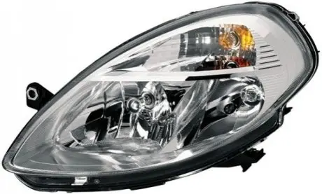 Фара Прав (H3/H7/PY21W/W5W, з мотором, колір повороту: прозора) LANCIA YPSILON 843 10.03-09.06 HELLA 1EB270521241