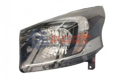 Фара Лів (H4/PY21W/W21, електричн, з мотором, з лампочкою) OPEL VIVARO B 08.14-12.19 HELLA 1EE011565111