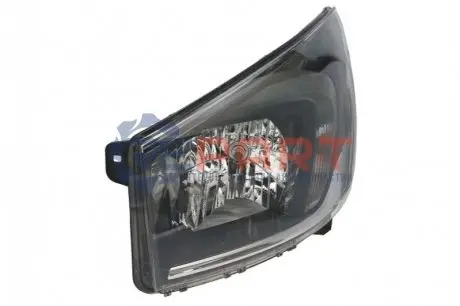 Фара Лів (H4/LED/PY21W, електричн, з мотором, з лампочкою) OPEL VIVARO B 08.14-12.19 HELLA 1EE011565151