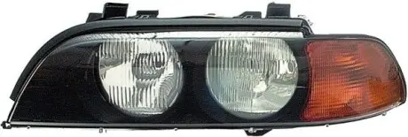 Фара Прав (H7/HB3/P21W/W5W, електричн, з мотором, колір відбивача: чорн) BMW 5 E39 11.95-09.00 HELLA 1EJ007400061
