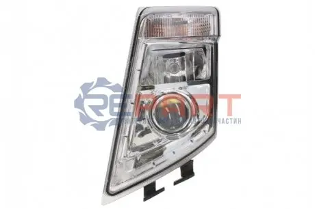 Фара Лів (H7/H7/LED/PY21W, ручн, без мотора, колір відбивача: хром, колір повороту: прозор) VOLVO FH, FH II, FH16, FM 09.05 HELLA 1EL010478091 Купити в Україні
