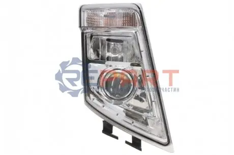 Фара Прав (H7/H7/LED/PY21W, ручн, без мотора, колір відбивача: хром, колір повороту: прозор) VOLVO FH, FH II, FH16, FM 09.05 HELLA 1EL010478101 Купити в Україні