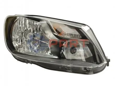 Фара Прав (H4/P21W/PY21W, електричн, з мотором, з лампочкою) VW CADDY III 08.10-05.15 HELLA 1EL010551021 Купити в Україні