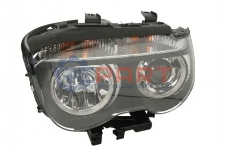 Фара Лів (галоген/bi-xenon, D2S/H7/PY21W, електричн, з мотором, з лампочкою, колір відбивача: чорн, колір повороту: прозора) BMW 7 (E65, E66, E67) HELLA 1EL158083011 Купити в Україні