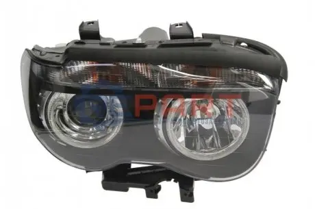Фара Прав (галоген/bi-xenon, D2S/H7/PY21W, електричн, з мотором, з лампочкою, колір відбивача: чорн, колір повороту: прозора) BMW 7 (E65, E66, E67) HELLA 1EL158084011 Купити в Україні