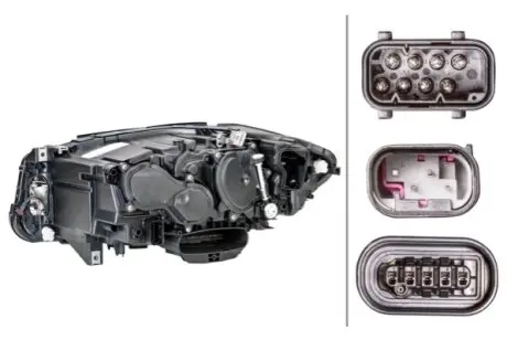 Фара Прав (LED, електричн, з мотором) BMW 5 F10, F11 06.13-02.17 HELLA 1EX011072921 Купити в Україні