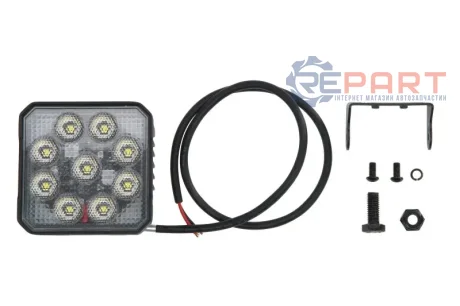 Робоча лампа (LED, 12/24В, 31Вт, 3000лм, кількість LED діодів: 9, довжина: 800мм, висота: 101мм, ширина: 114мм, глибина: 45мм, розсіяне світло з датчиком температури) HELLA 1GA357112002