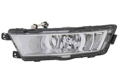 Протитуманна фара передн Лів (H8/LED, хромований з деннми ходовими вогнями) SKODA RAPID 07.12-03.22 HELLA 1NG354844151