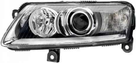 Фара Прав (D2S/P21W/PY21W/W5W, електричн, з мотором, з лампочкою) AUDI A6 C6 05.04-10.08 HELLA 1ZS 009 701-121