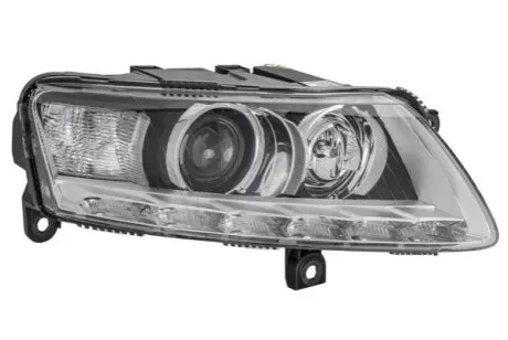 Фара Прав (D3S/H7/H8/PY21W, електричн, з мотором, подряпане скло) AUDI A6 C6 10.08-08.11 HELLA 1ZS009925421