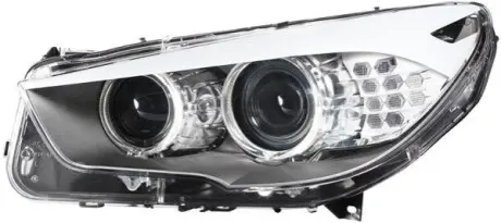 Фара Прав (галоген/bi-xenon, D1S/H7/PY24W, електричн, з мотором) BMW 5 GRAN TURISMO (F07) HELLA 1ZS010130621 Купити в Україні