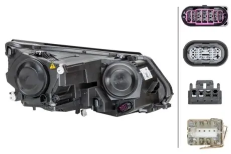 Фара Лів (D3S/H7/PSY24W, електричн, з мотором) VW TIGUAN I 05.11-07.18 HELLA 1ZS010748311