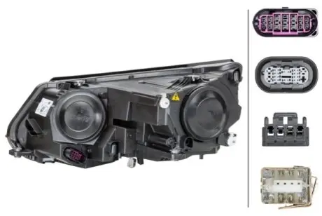 Фара Прав (D3S/H7/PSY24W, електричн, з мотором) VW TIGUAN I 05.11-07.18 HELLA 1ZS010748321