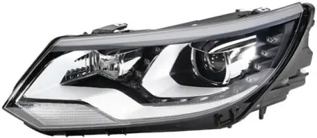 VW Фара основная Bi-Xenon с мотором, без ламп, без предвк. устройства D3S H7 PSY24W.Tiguan 11- HELLA 1ZT 010 748-091
