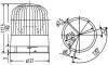Пробесковый маячок HELLA (2RL007550001) изображение 2