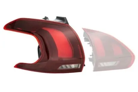 Ліхтар задній Лів (зовнішн, LED) PEUGEOT 2008 I 03.16-06.19 HELLA 2SD354846031