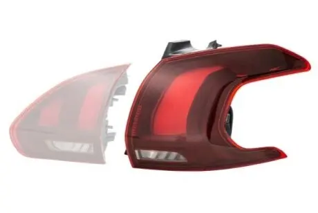 Ліхтар задній Прав (зовнішн, LED) PEUGEOT 2008 I 03.16-06.19 HELLA 2SD354846041