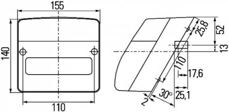 Ліхтар задній HELLA 2SD996030021