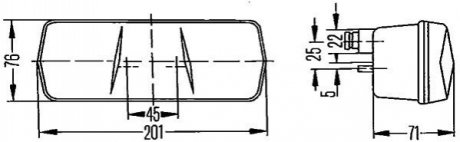 Задний фонарь HELLA 2SE001680291