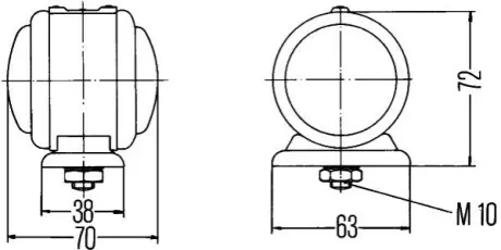 Габаритные огни. Габаритные огни HELLA 2TJ001633211