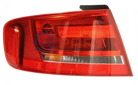 Ліхтар задній Лів (зовнішн, P21W, колір скла червон) AUDI A4 B8 Седан 11.07-10.11 HELLA 2VA009686091 Купити в Україні