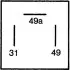 Фото Реле-перемикач сигналу повороту (12V) MB/Volvo 75-89 HELLA (4DB003750711) зображення 2