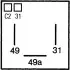 Фото Реле повороту (12В) MERCEDES G (W460), G (W461), G (W463), MB (W631) ALFA ROMEO 155, 156 AUDI 100 C1, 100 C2, 100 C3, 100 C4, 200 C2, 200 C3, 50, 80 B1, 80 B2, 80 B3, 80 B4, 90 B2, 90 B3 01.60 HELLA (4DM 005 698-021) зображення 2