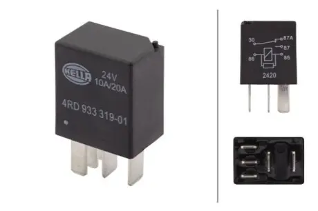 Реле, робочий струм HELLA 4RD933319011
