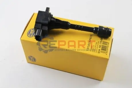 Котушка запалювання NISSAN ALMERA CLASSIC, ALMERA II, ALMERA TINO, PRIMERA RENAULT DUSTER 1.5-2.0 06.96 HELLA 5DA193175681 Купити в Україні