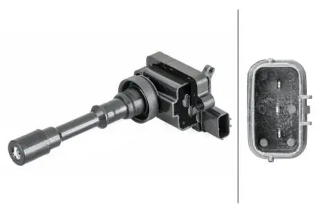 Котушка запалювання FIAT SEDICI MITSUBISHI CARISMA, COLT V, ECLIPSE I, ECLIPSE II, GALANT VIII, LANCER CARGO, LANCER VII, OUTLANDER I, PAJERO PININ I, SPACE STAR SUZUKI BALENO 1.3-2.4 04.91 HELLA 5DA358057831 Купити в Україні