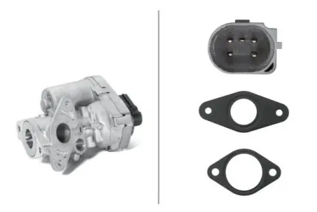 Клапан EGR ALFA ROMEO 159 CITROEN JUMPER III FIAT CROMA, DUCATO, GRANDE PUNTO, SEDICI FORD TRANSIT, TRANSIT TOURNEO LAND ROVER DEFENDER PEUGEOT BOXER 1.9D-3.2D 06.05 HELLA 6NU010171461 Купити в Україні