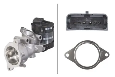 CITROEN Клапан рециркуляции газов C5 II,III, Jumpy, Fiat Scudo, Peugeot 307,308,407,607, Expert 2.0HDI 04- HELLA 6NU 010 171-671