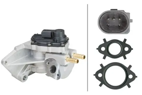 Клапан EGR AUDI A3 SEAT ALTEA, ALTEA XL, LEON, TOLEDO III SKODA OCTAVIA II VW EOS, GOLF PLUS V, GOLF V, JETTA III, PASSAT B6, TOURAN 2.0 05.03-11.10 HELLA 6NU010171721
