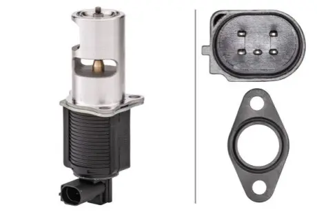 Клапан EGR DACIA LOGAN, LOGAN EXPRESS, LOGAN MCV, SANDERO JAGUAR X-TYPE I NISSAN KUBISTAR, MICRA III RENAULT AVANTIME, CLIO II, CLIO III, ESPACE III, ESPACE IV, GRAND SCENIC II 1.5D-2.5D 12.97 HELLA 6NU 014 864-481