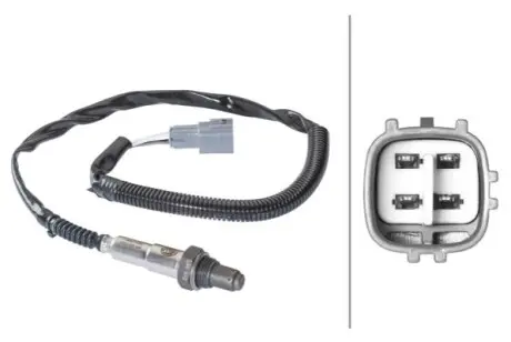 Лямбда-зонд (кількість дротів 4, 640мм) TOYOTA YARIS 1.0/1.0LPG 08.05-06.20 HELLA 6PA358103011