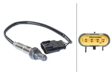 Лямбда-зонд (кількість дротів 4, 250мм) ABARTH PUNTO, PUNTO EVO ALFA ROMEO GIULIETTA, MITO FIAT 500, 500 C, 500L, BRAVO II, GRANDE PUNTO, LINEA, PALIO, PANDA, PUNTO, PUNTO EVO 0.9-1.4LPG 09.03 HELLA 6PA 358 103-031