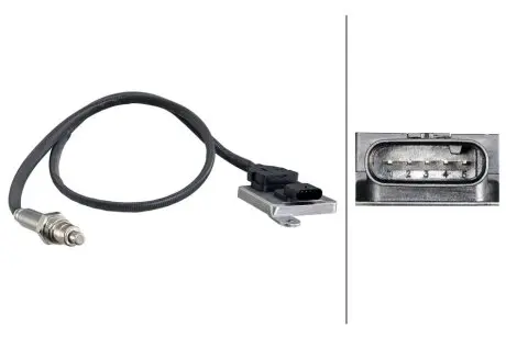Датчик NOx MERCEDES C (A205), C (C205), C T-MODEL (S205), C (W205), GL (X166), GLC (C253), GLC (X253), GLE (C292), GLE (W166), GLS (X166), M (W166), MARCO POLO CAMPER (W447) 1.6D-3.0D 03.09 HELLA 6PN358307201