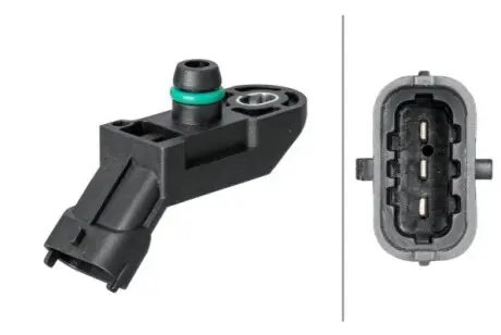 Датчик тиску наддуву Fiat Fiorino 1.3D/Renault Trafic 2.5DCi 01- HELLA 6PP009400111 Купити в Україні