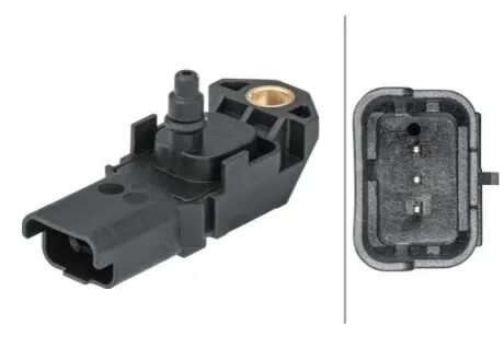 Датчик тиску у впускному колекторі (3 pin) FORD C-MAX, FIESTA V, FIESTA VI, FOCUS C-MAX, FOCUS II, FUSION, GALAXY II, GALAXY MK II, KUGA I, MONDEO IV, S-MAX JAGUAR F-PACE, F-TYPE 1.6D-5.0H 10.03 HELLA 6PP009403461 Купити в Україні