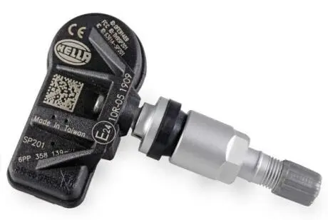 Датчик тиску повітря в колесі TPMS, запрограмований HELLA 6PP358139191 Купить в Украине