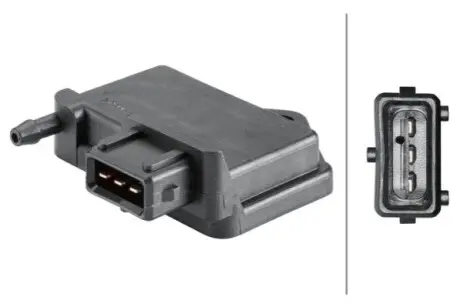 Датчик тиску у впускному колекторі (3 pin) CITROEN SAXO, XANTIA, XSARA, ZX PEUGEOT 106 I, 106 II, 306, 405 II, 605 VW PASSAT B5.5 1.6-2.0 06.89-05.05 HELLA 6PP 358 152-171