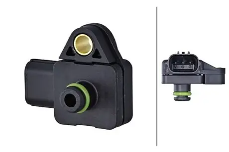 Датчик тиску у впускному колекторі (3 pin з прокладками) HONDA CIVIC VII, CIVIC VIII, CR-V II, FR-V, JAZZ II, JAZZ III, LEGEND IV, STREAM 1.2-3.7 11.00-12.15 HELLA 6PP358152581