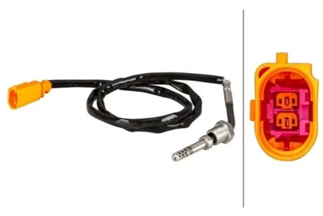 Датчик температури вихлопних газів (після DPF) AUDI A1 SEAT IBIZA IV, IBIZA IV SC, IBIZA IV ST, TOLEDO IV SKODA FABIA II, FABIA II PRAKTIK, RAPID, ROOMSTER, ROOMSTER PRAKTIK 1.2D/1.6D 05.09-12.19 HELLA 6PT 010 376-181 Купити в Україні