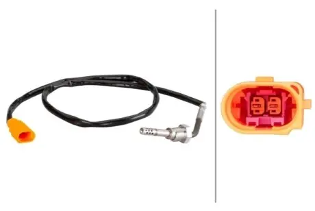 Датчик температури вихлопних газів (після DPF) SEAT IBIZA IV, IBIZA IV SC, IBIZA IV ST SKODA FABIA II, ROOMSTER, ROOMSTER PRAKTIK VW POLO V 1.2D 10.09-05.15 HELLA 6PT 010 376-261