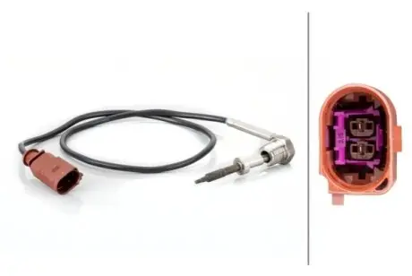 CZUJNIK TEMP. SPALIN VW TRANSPORTER 2,0TDI 10- HELLA 6PT 014 494-761 Купить в Украине