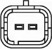 Датчик коленчатого вала HELLA (6PU009163431) изображение 1