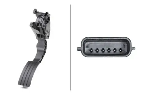 Педаль газу DACIA DUSTER, LOGAN II, LOGAN MCV II, SANDERO II RENAULT DUSTER, LOGAN I, LOGAN/STEPWAY II, SANDERO/STEPWAY II 0.9-2.0 04.10 HELLA 6PV009978711