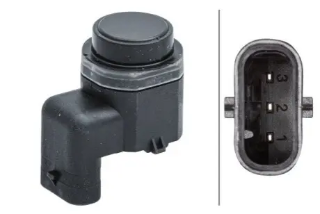 Датчик контролю паркування (парктронік) задн/передн FORD C-MAX II, FIESTA VI, FOCUS III, FUSION, GALAXY II, GALAXY MK II, GRAND C-MAX, KUGA I, KUGA II, MONDEO IV, S-MAX 05.06 HELLA 6PX 358 141-281 Купити в Україні
