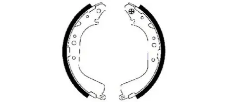 Колодки ручника Toyota Land Cruiser/VW Taro 69- (295x62) HELLA 8DB355002131 Купити в Україні