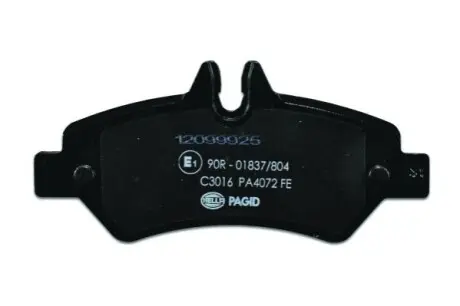 Тормозные колодки зад. Sprinter/Crafter 06- HELLA 8DB355005-351